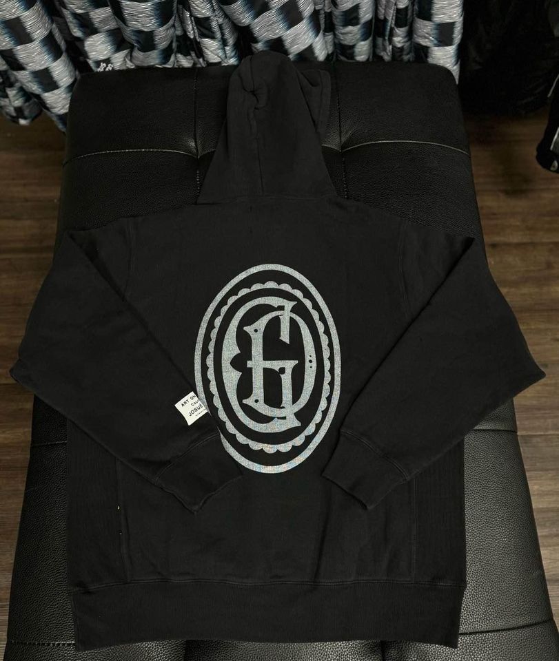 Gallery Dept Black GD Multi Logo Hoodie